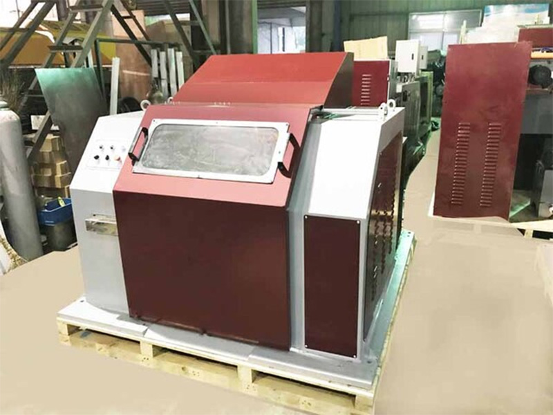 Compact draadafname machine