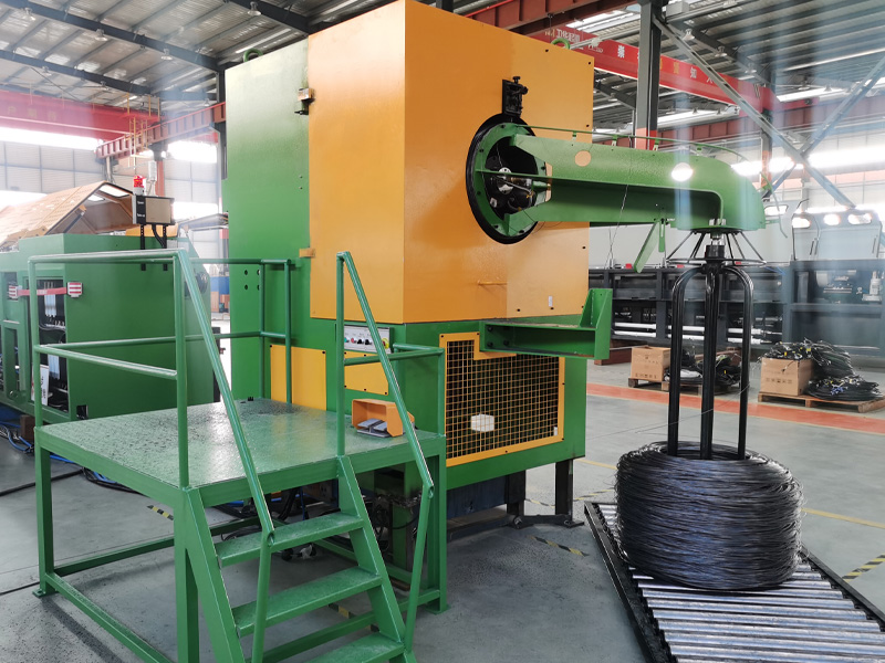 Stalen olifant trunk draad take-up machine